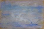 Клод Моне Лодки на Темзе, эффект тумана 1901г